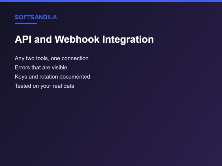 API and Webhook Integration for Your Tools