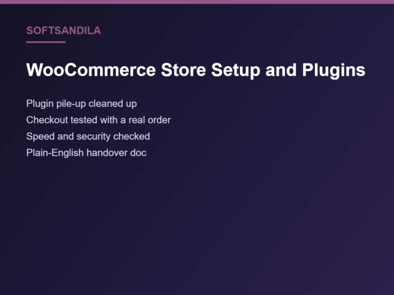 WooCommerce Store Setup and Plugins