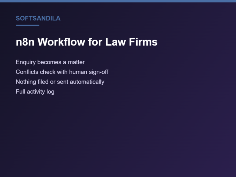 n8n Workflow for Law Firms