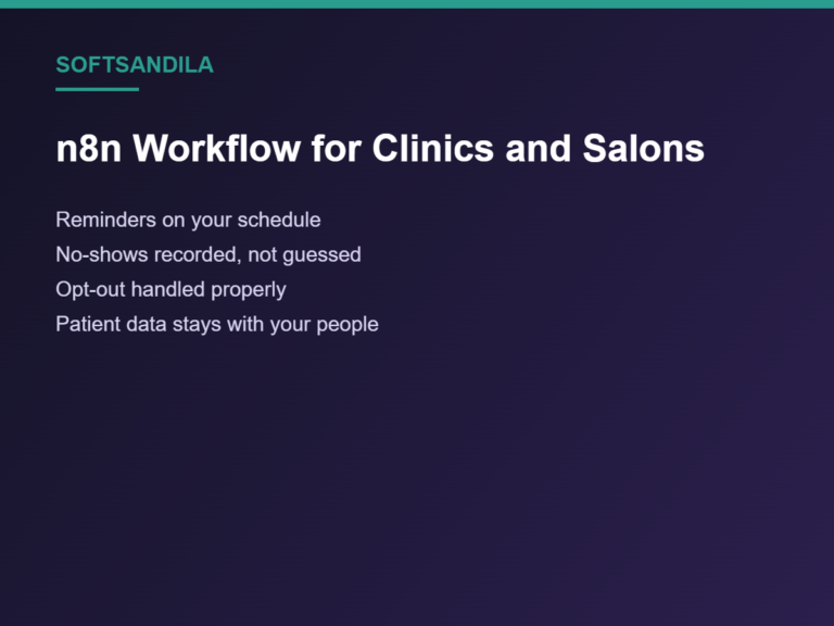 n8n Workflow for Clinics and Salons