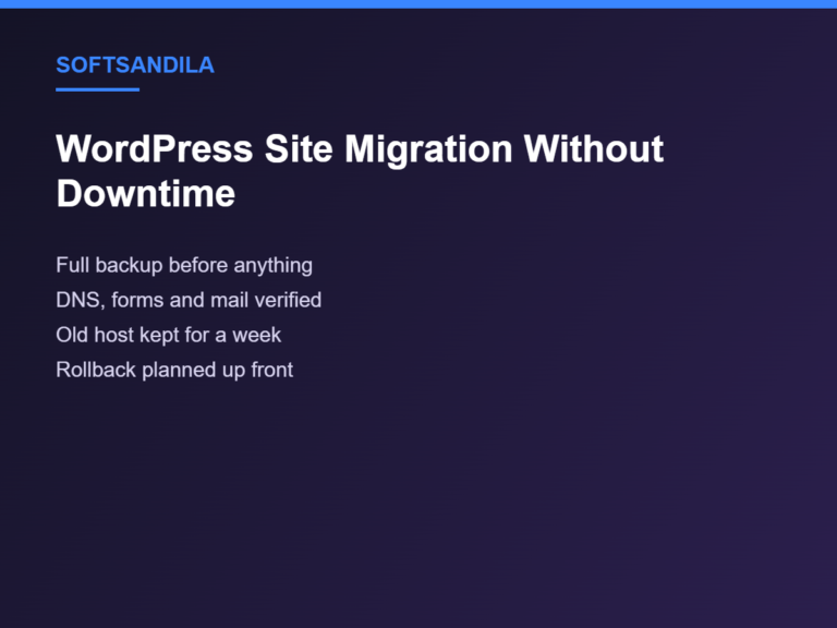 WordPress Site Migration Without Downtime